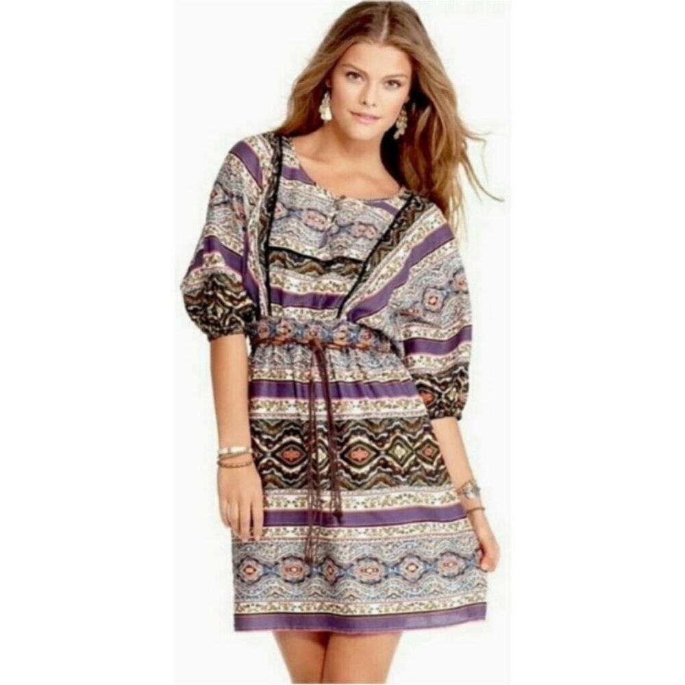 Jessica Simpson Woodstock‎ Bohemian Patterned Dress